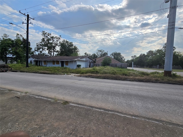 view of road