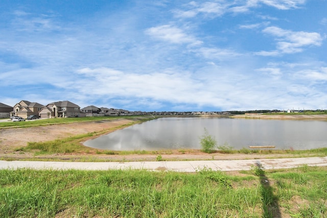 property view of water