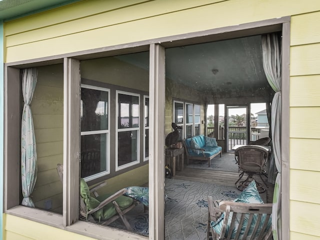 1038 Elizabeth St, Gilchrist, TX 77617 - view of wooden terrace