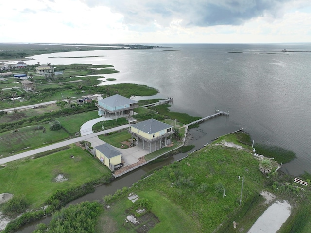 1038 Elizabeth St, Gilchrist, TX 77617 - aerial view of property and surrounding area with a large body of water
