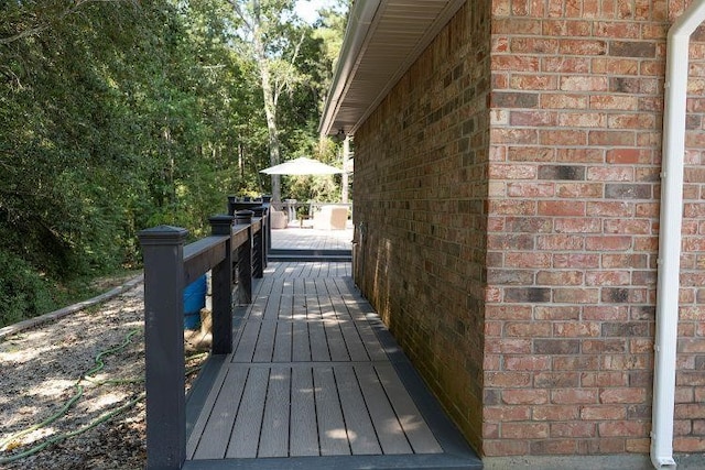 view of deck