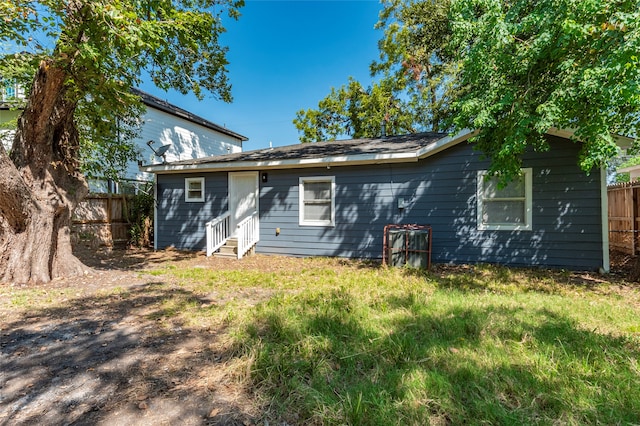 view of rear view of property