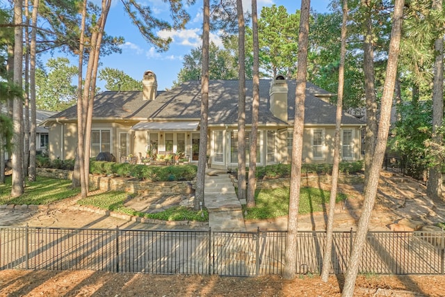 view of rear view of house