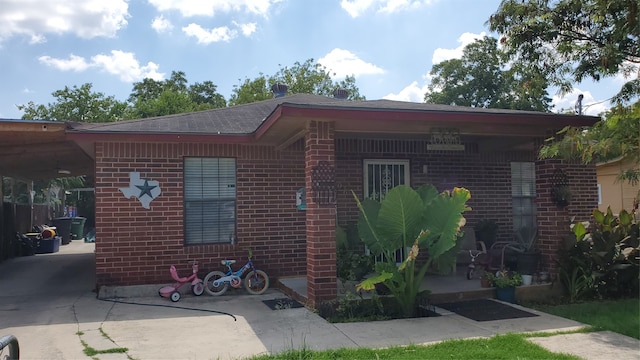 view of front of home