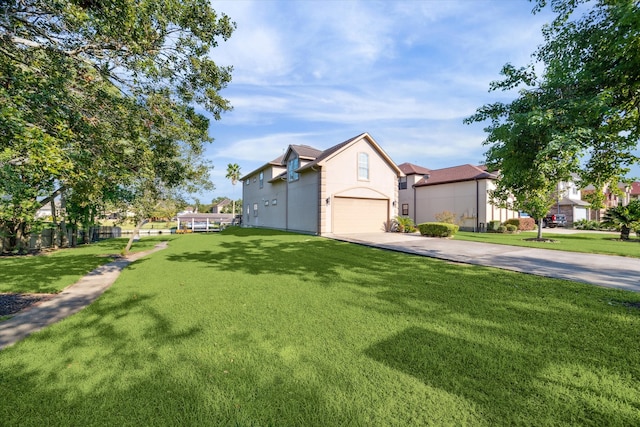 view of front of property with a front yard