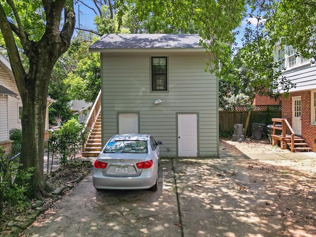 view of back of property