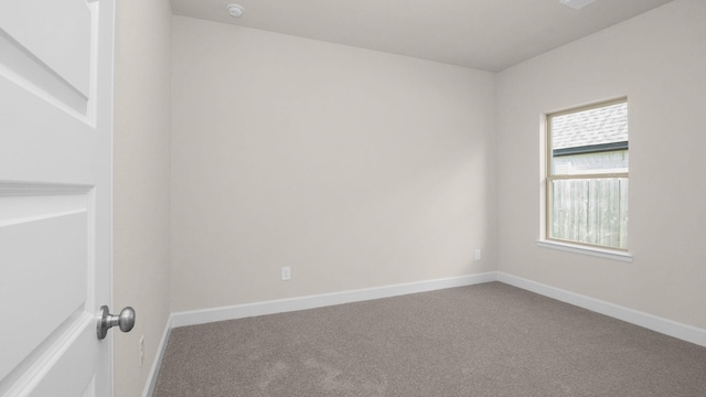 spare room with carpet flooring