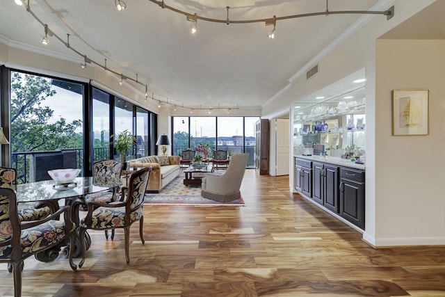 3350 Mccue Rd Unit 404, Houston, TX 77056 - sunroom / solarium featuring track lighting