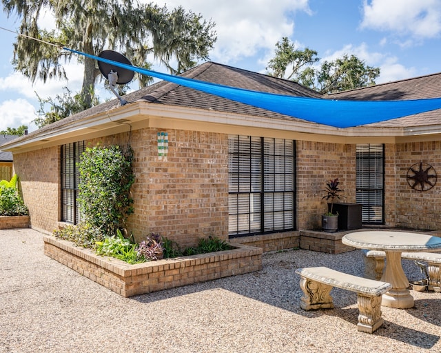 exterior space with a patio