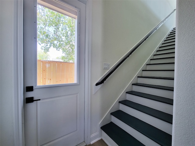 view of doorway to outside