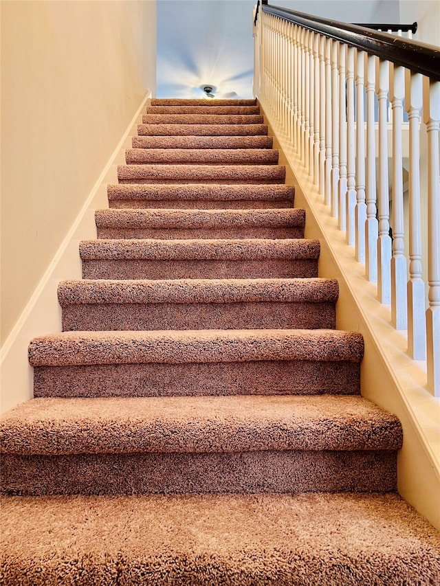 view of staircase