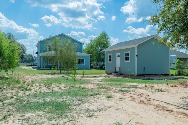 view of back of property