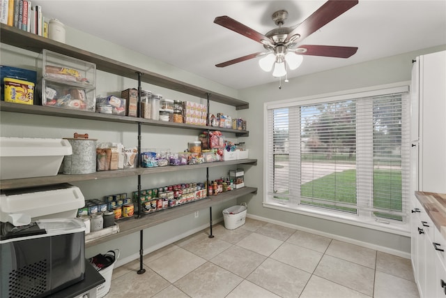 view of pantry