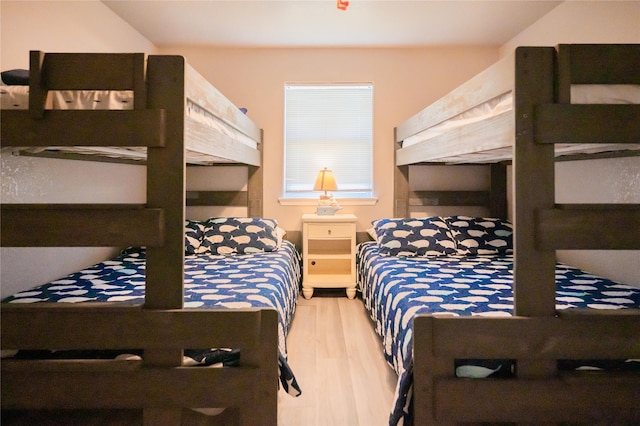 bedroom featuring hardwood / wood-style flooring