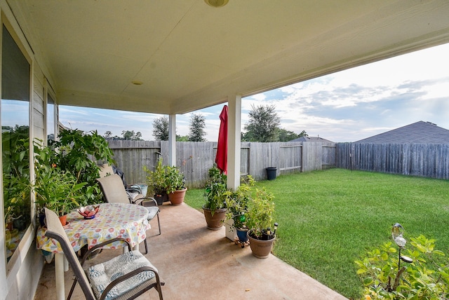 view of patio