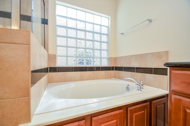 bathroom with a bathing tub