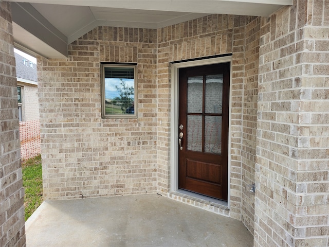 view of entrance to property