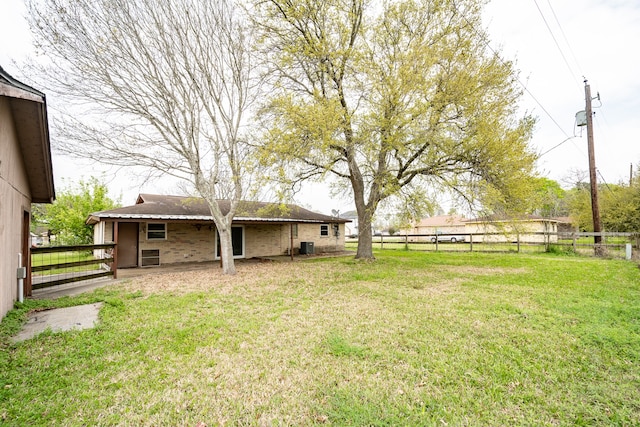 view of yard