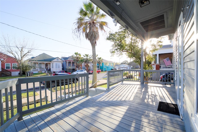 view of deck