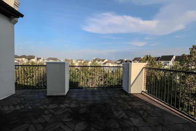 view of patio / terrace featuring a balcony