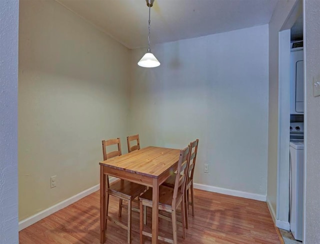 dining area featuring hardwood / wood-style floors