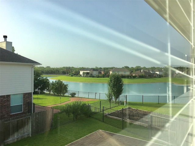 view of water feature