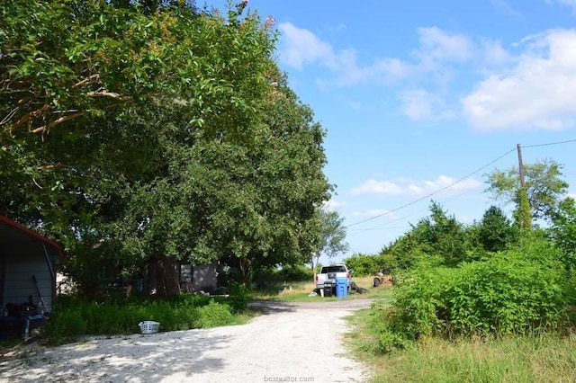 view of road