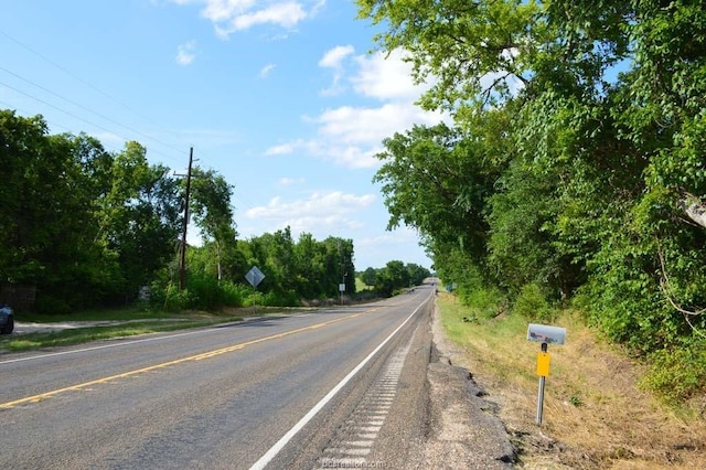 view of road