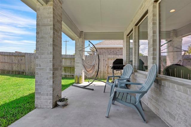 view of patio