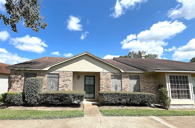 view of ranch-style house