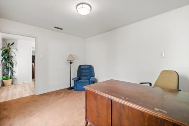 6711 River Lodge Dr, Spring, TX 77379 - office space featuring visible vents, baseboards, and light colored carpet