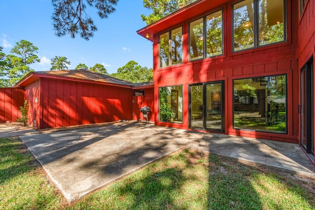 exterior space featuring a patio