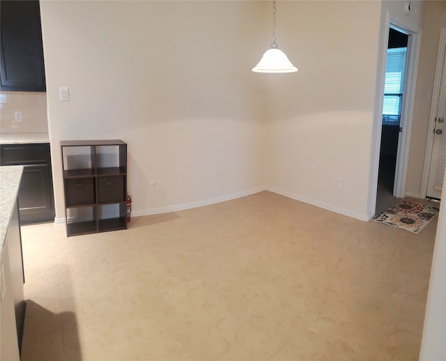 view of unfurnished living room