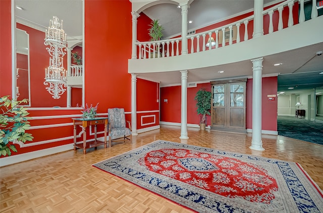 view of community lobby