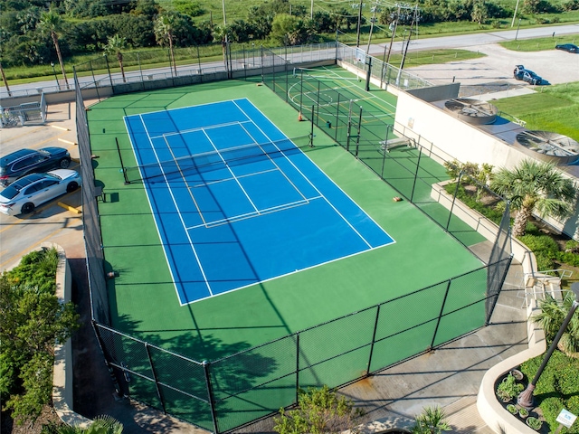 view of tennis court