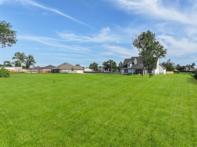 view of yard