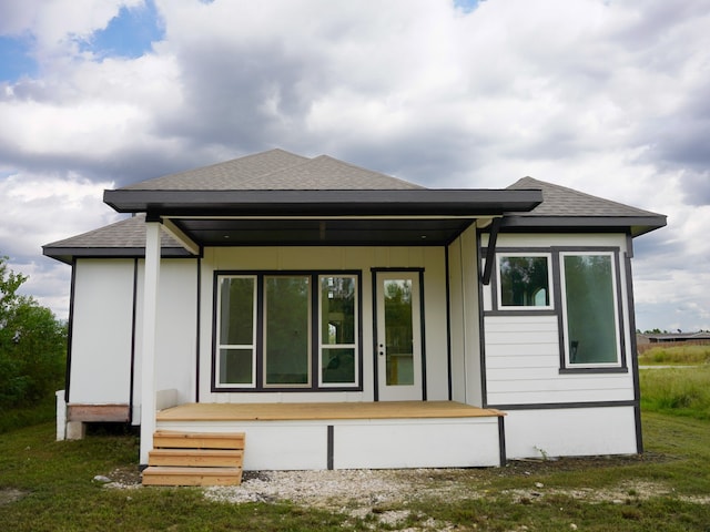 view of rear view of house