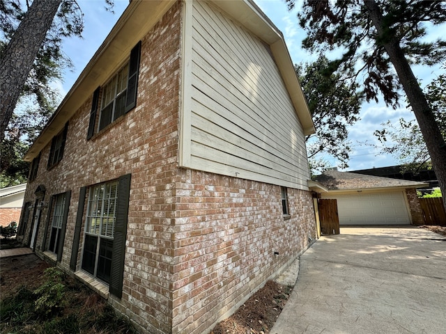 view of side of property