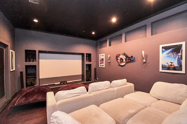 view of cinema room