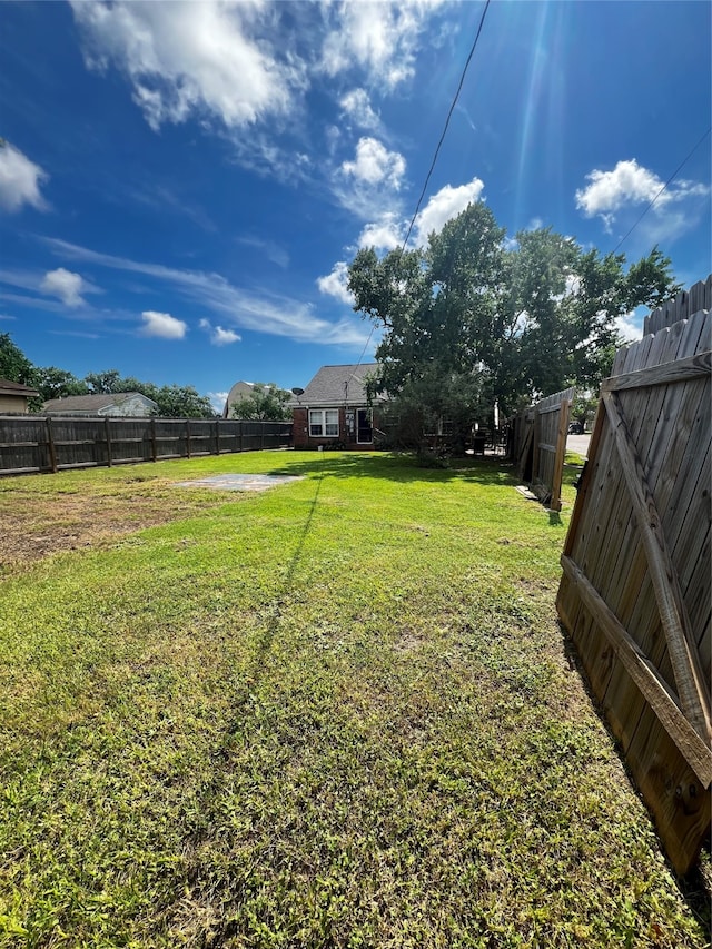 view of yard