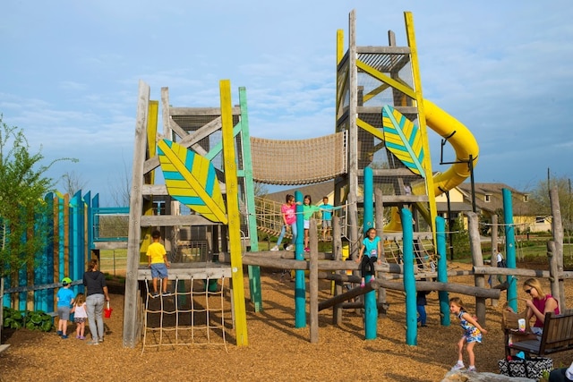 view of jungle gym