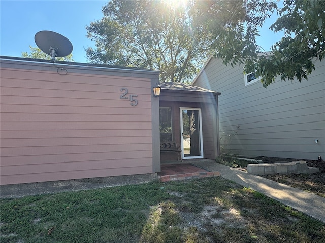 view of entrance to property