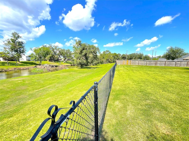 308 Creekside Ln, Lake Jackson, TX 77566 - view of yard featuring a water view