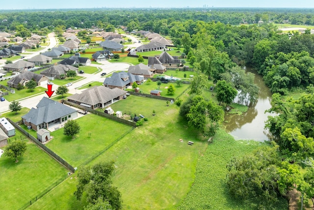 308 Creekside Ln, Lake Jackson, TX 77566 - drone / aerial view of a large body of water