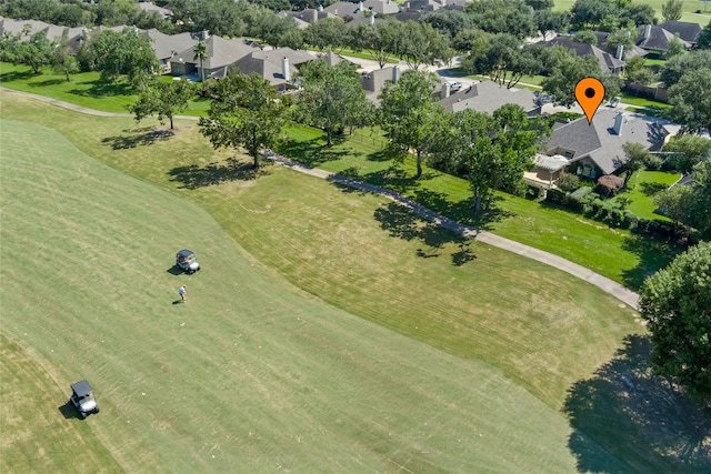 aerial view featuring a residential view