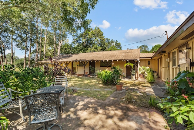 exterior space featuring a patio area