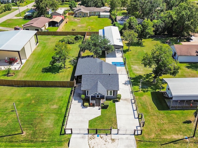 birds eye view of property featuring a residential view