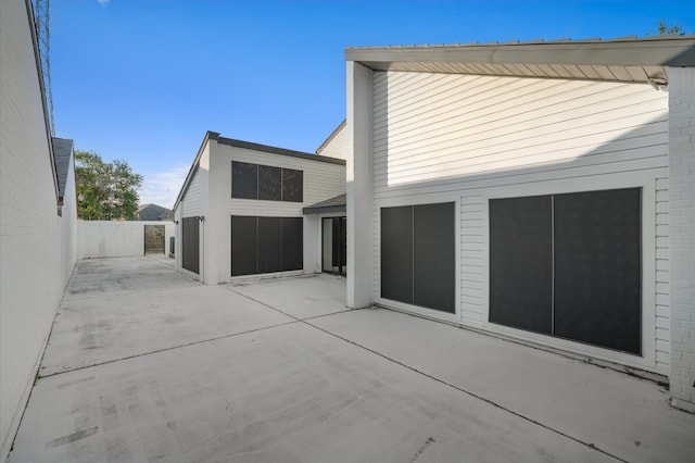 exterior space featuring a patio area