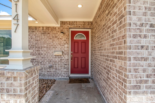 view of entrance to property