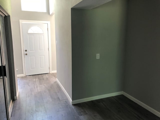 entrance foyer featuring light hardwood / wood-style flooring